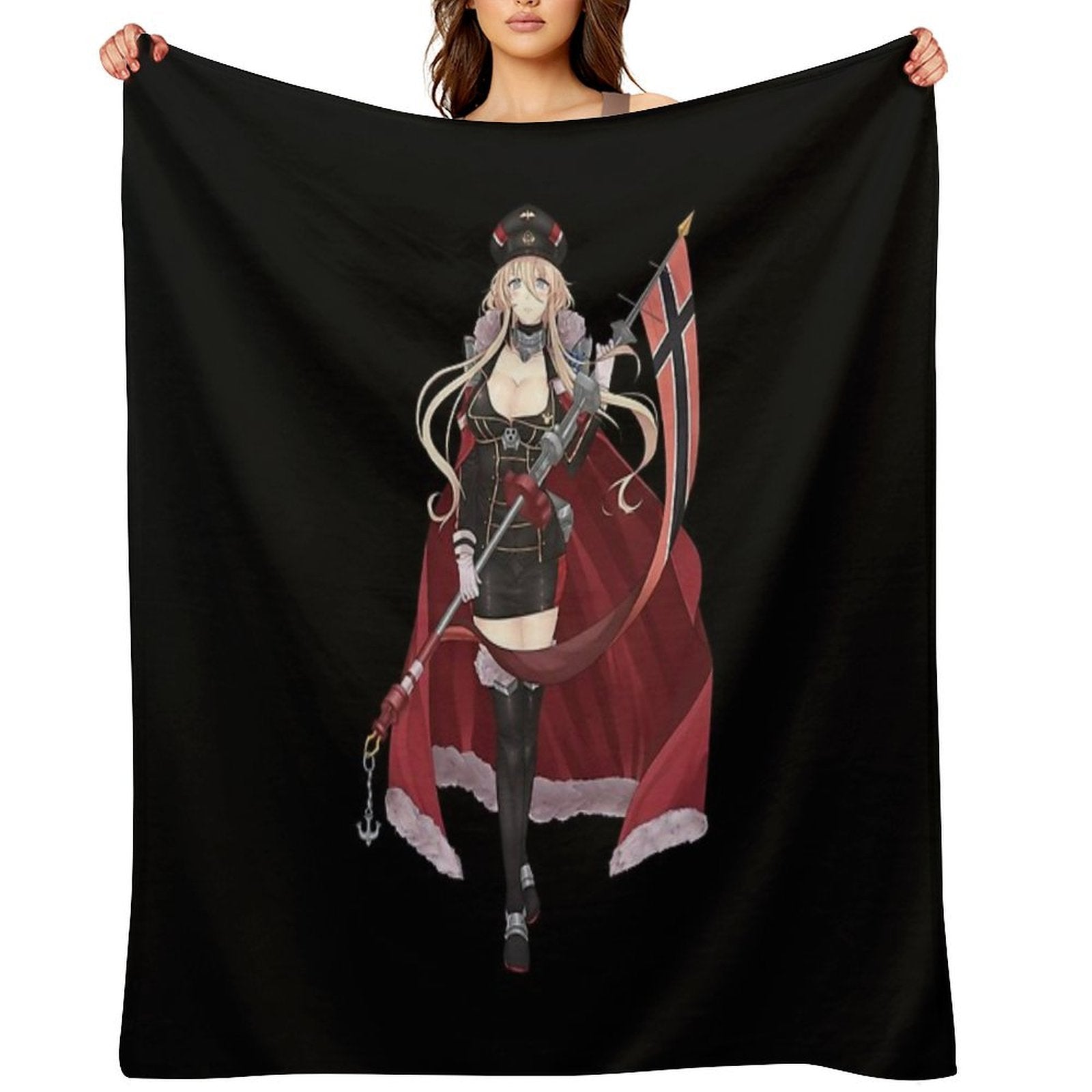 Azur Lane Bismarck Eco-conscious Throw Blanket