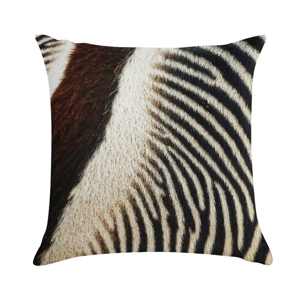 Zebra Caboose Soft Multiple Sizes Throw Pillow