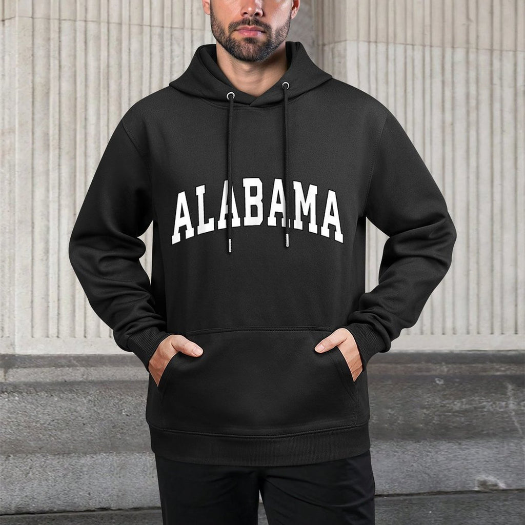Alabama AL Vintage Sports Style 80s 90s Gifts Men Women Kids Shrink-Resistant Hoodie
