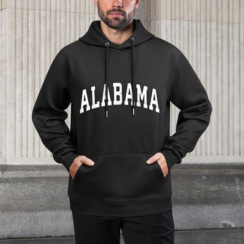 Alabama AL Vintage Sports Style 80s 90s Gifts Men Women Kids Shrink-Resistant Hoodie