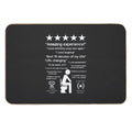 Funny Bathroom Unforgettable Experience Would Poop Here Again CHALK  Eco-Friendly Bath Mat