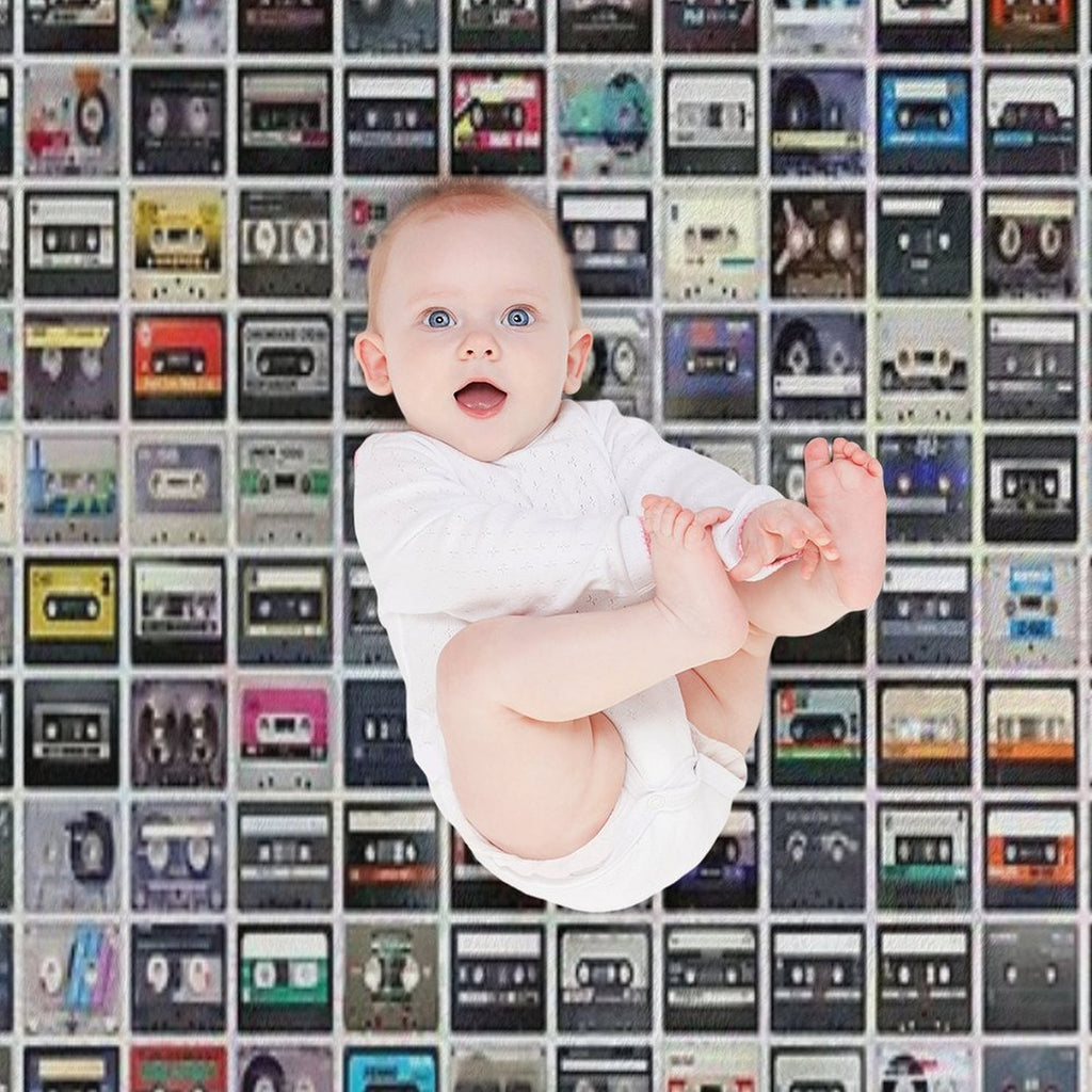 Cassettes All-season Throw Blanket