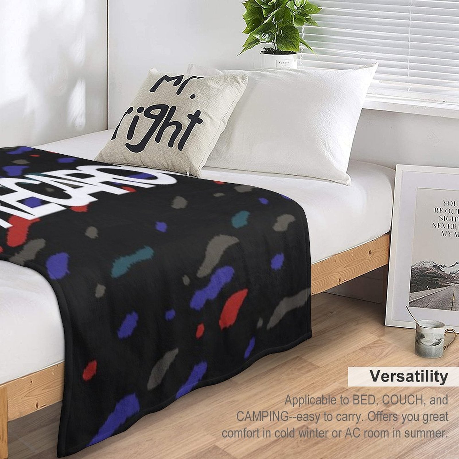 Confetti 90s Jdm Seat Pattern Logo Velvety-soft Throw Blanket