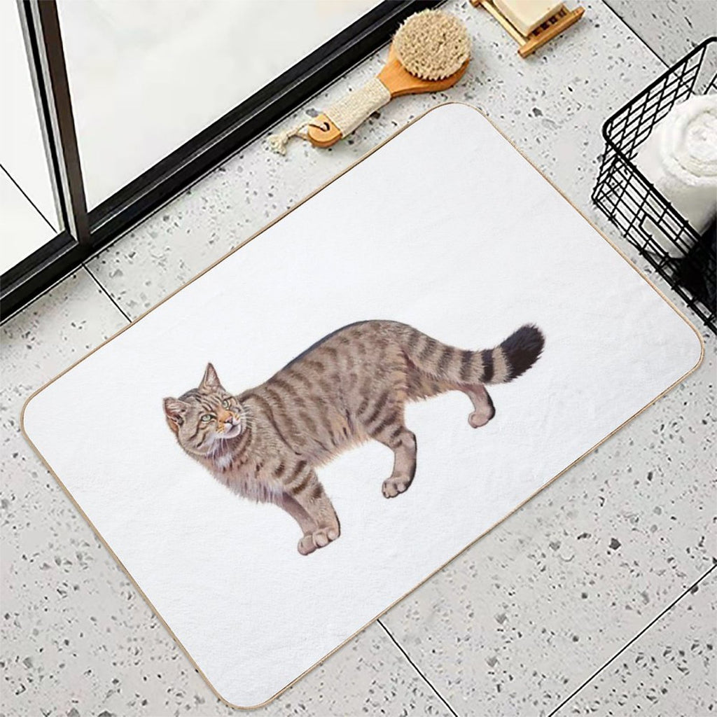 European Wild Cat  Pet-Safe Bath Mat