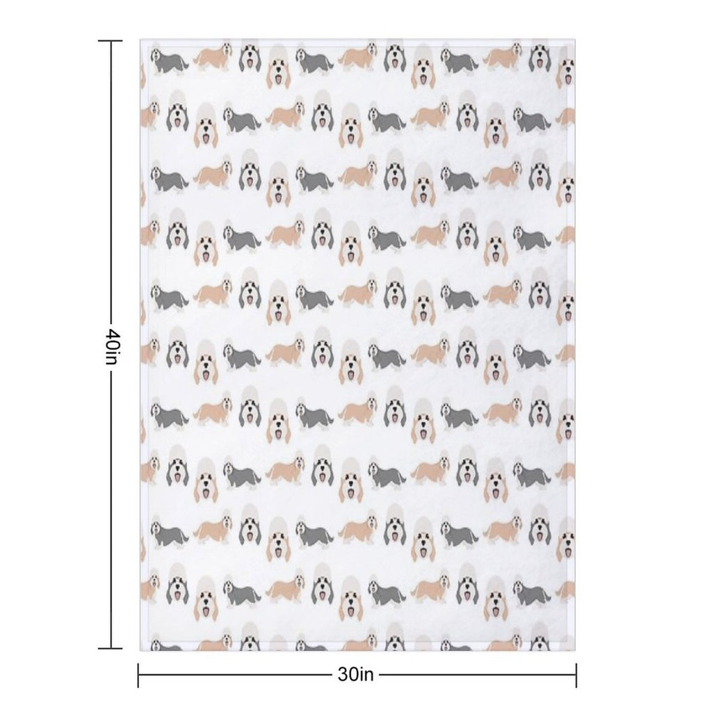 Dandie Dinmont Terrier Dogs Versatility Throw Blanket