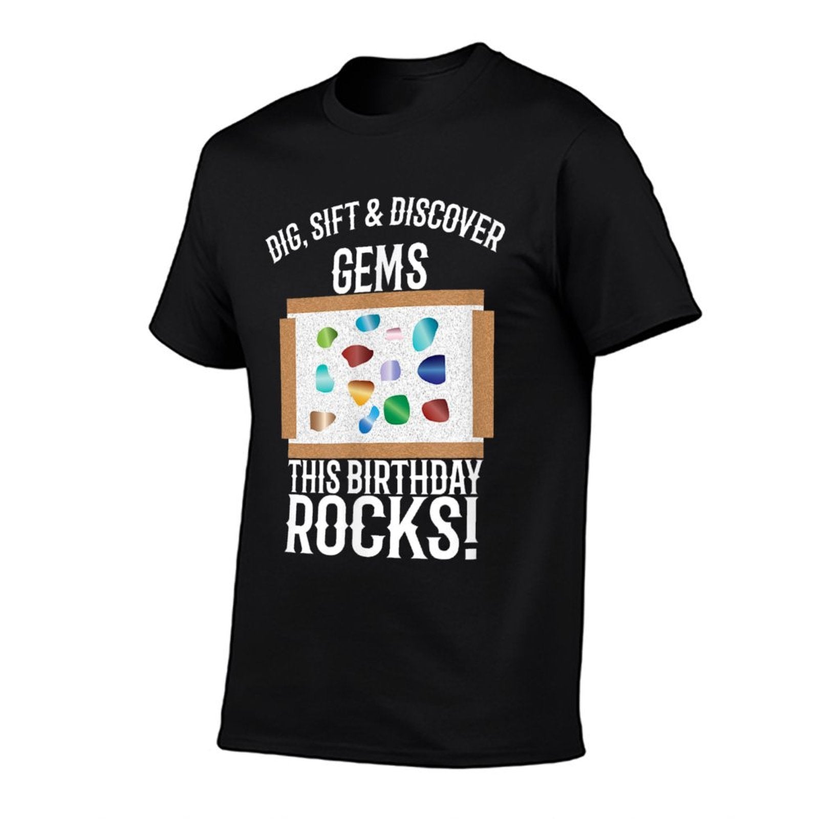 Gem Rock Mining Birthday Party  Soft T-Shirt