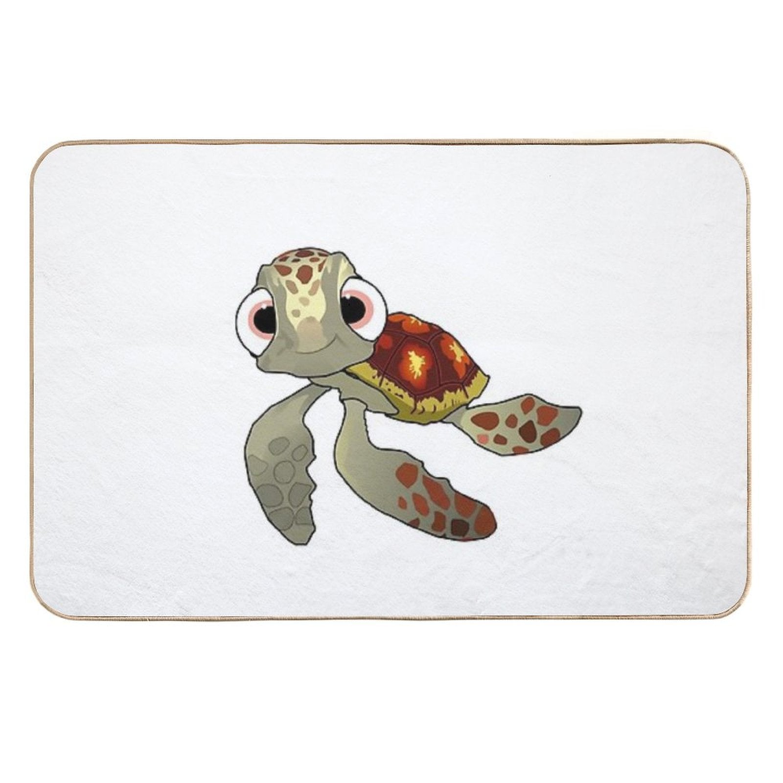 Cute Squirt Finding Nemo  Repositionable Bath Mat