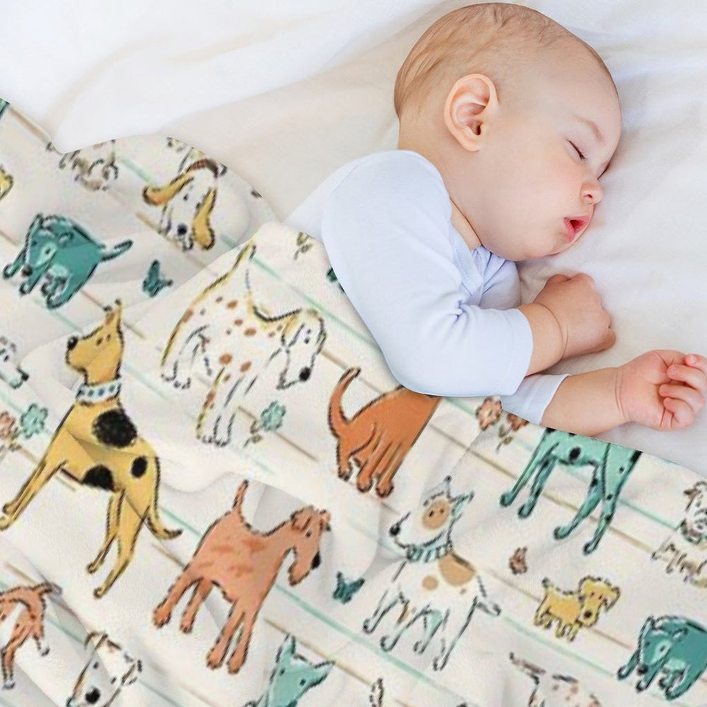 Dogs Dogs Dogs Gift-ready Throw Blanket