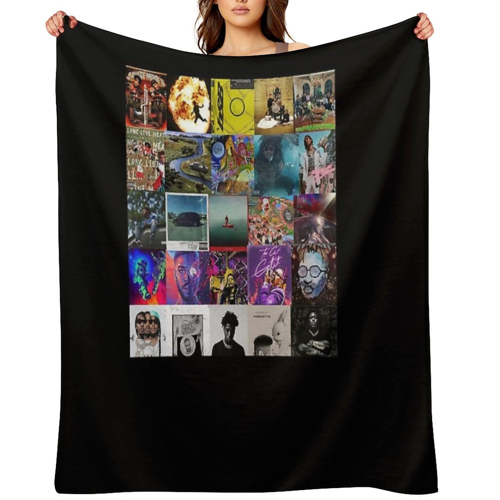 Copy of Custom- Michael Ricciardi Travel-friendly Throw Blanket
