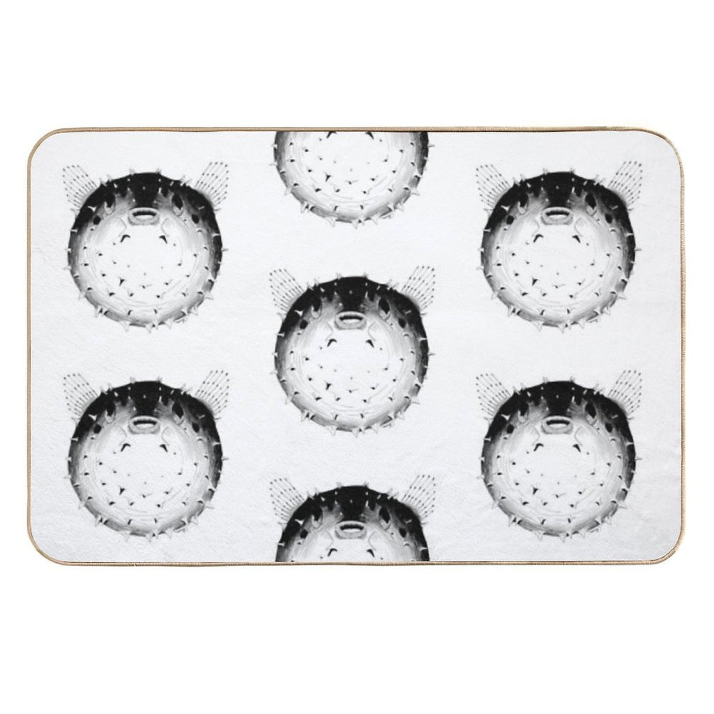 Puffer Fish  Anti-Trip Bath Mat