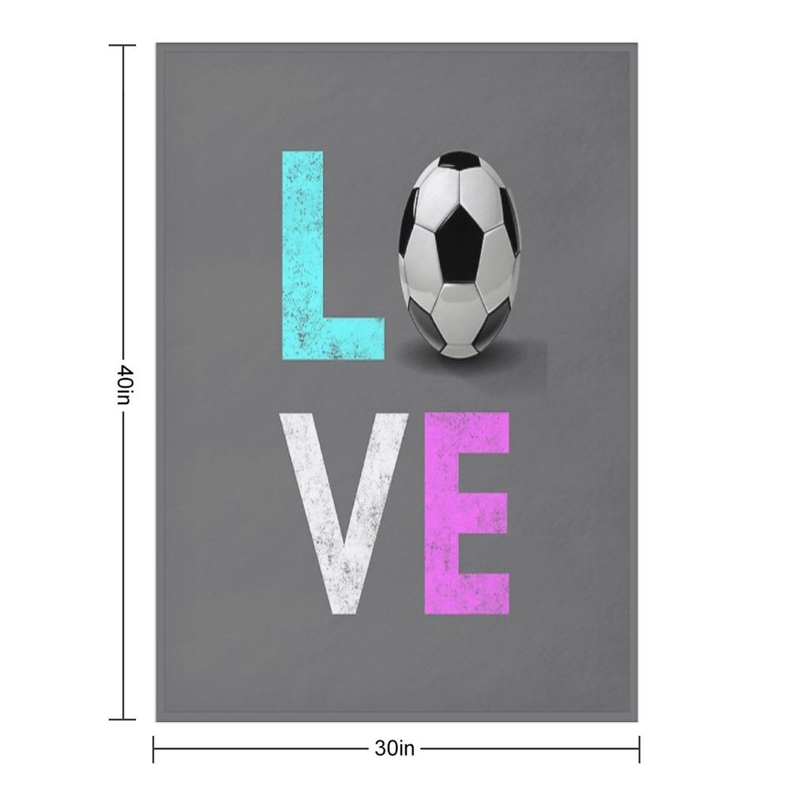 Cutest Girls LOVE SOccer Gift Design   We Love Soccer Comfort Throw Blanket