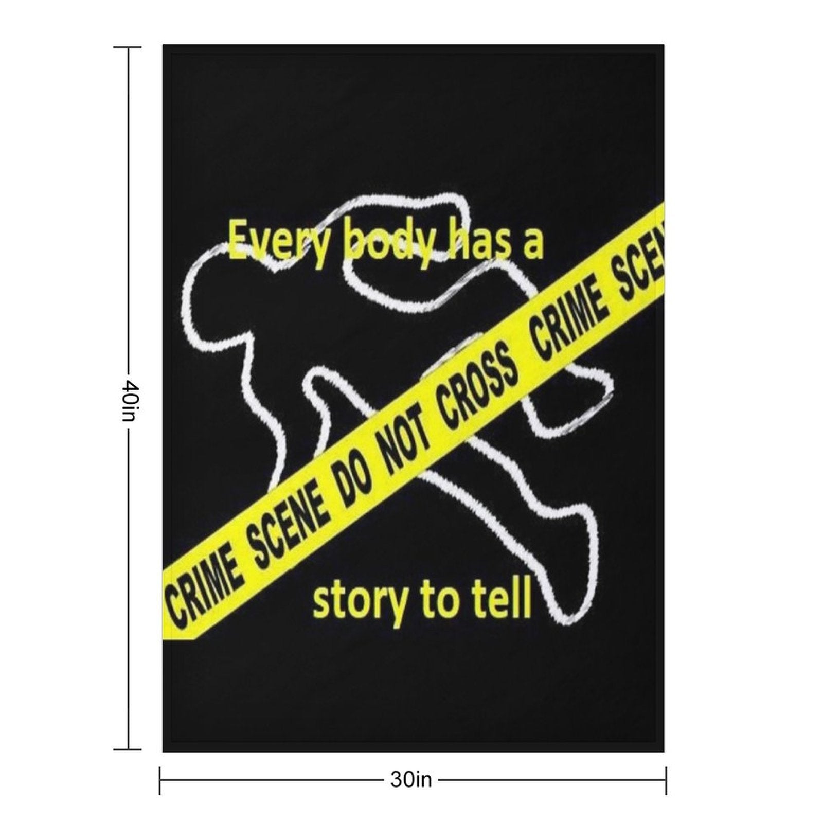 Every Body Has A Story to Tell Quick-dry Throw Blanket
