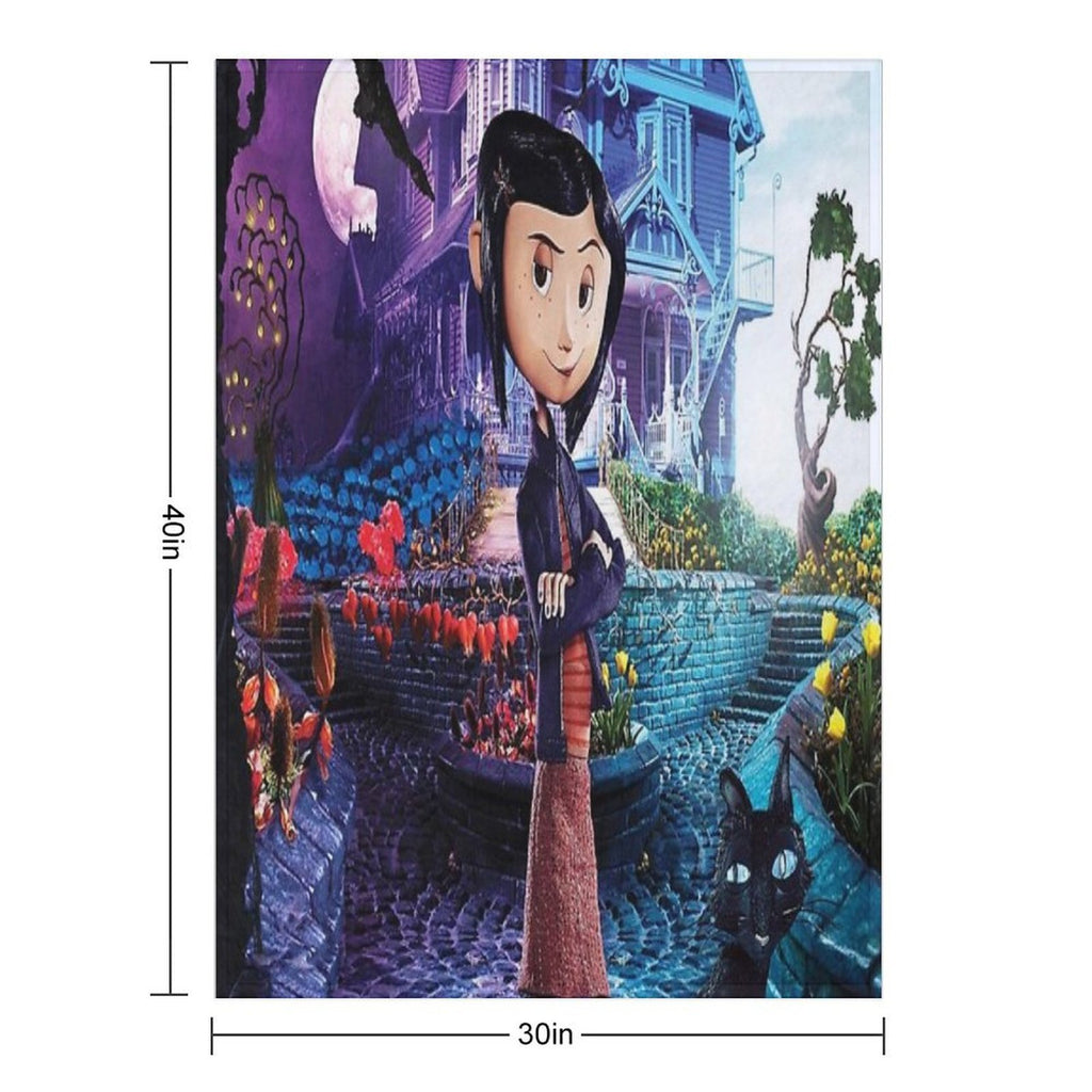 Coraline Jones Easy Care Throw Blanket