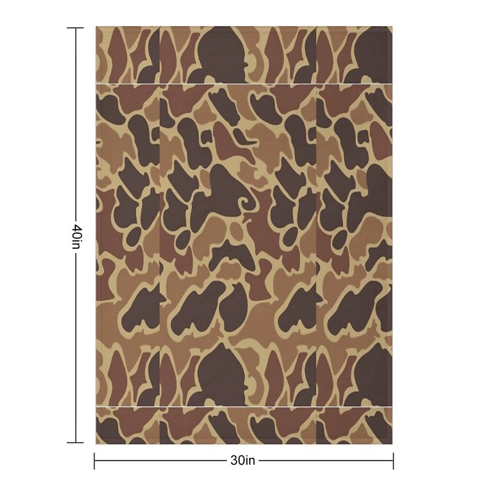 Duck Camo Comfort Throw Blanket