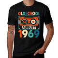 Funny Old School August 1969 50th Birthday  Relaxed-fit T-Shirt