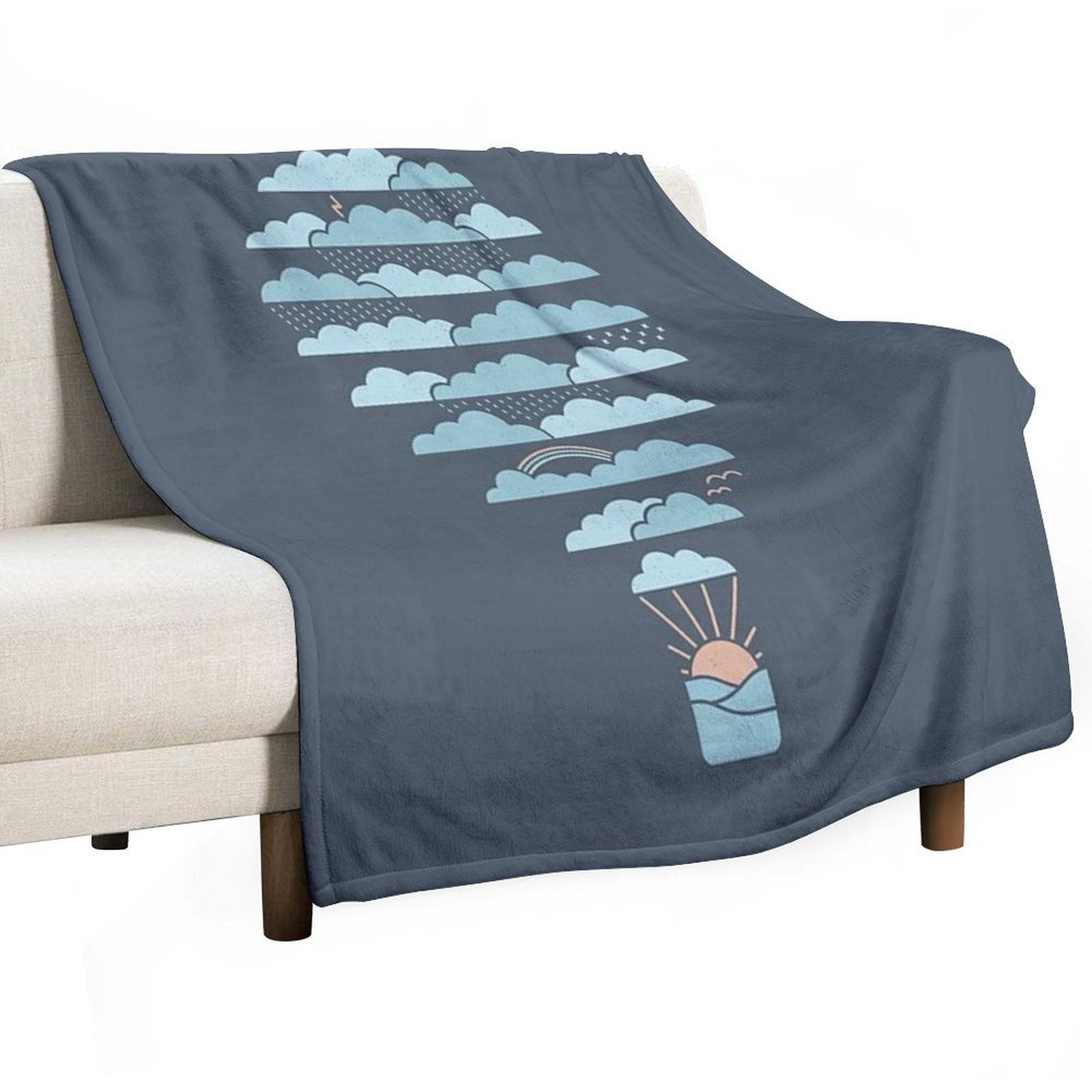 Weather Balloon Anti-pilling Throw Blanket