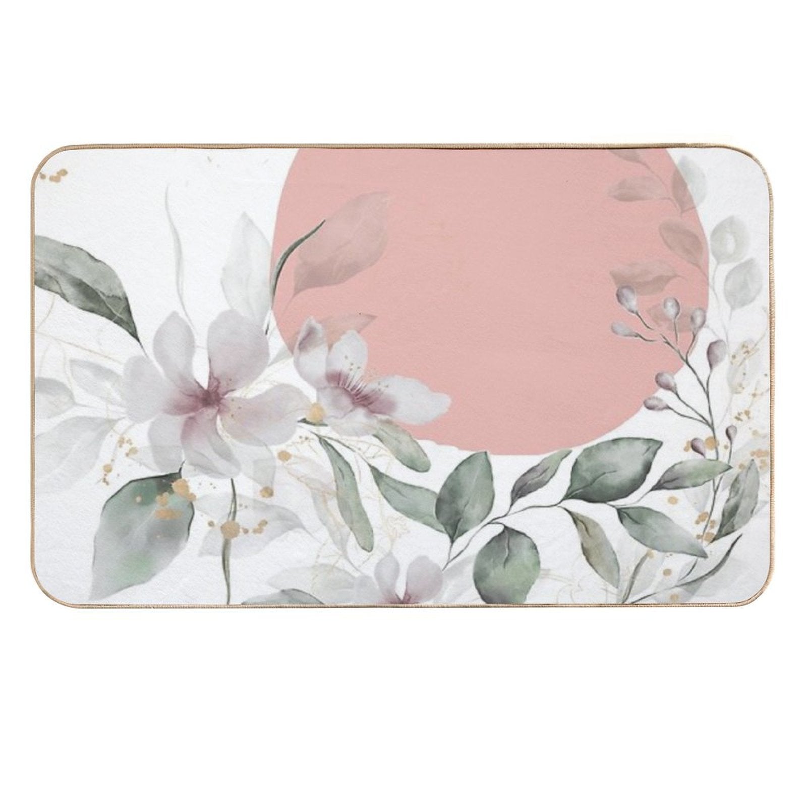Romantic Flowers  Long-Lasting Bath Mat