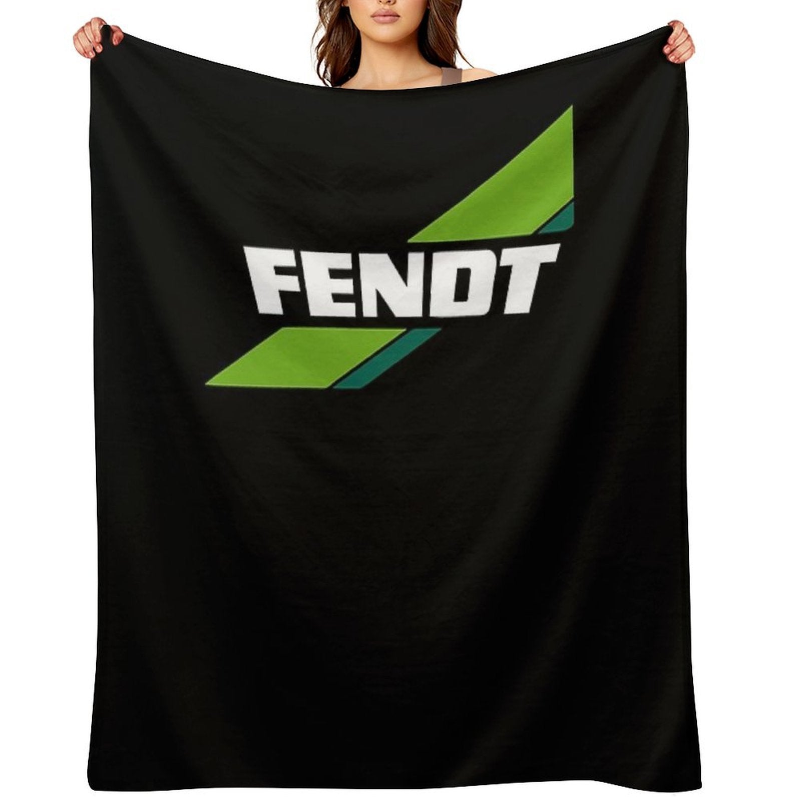 BEST SELLER - Fendt Tractors Logo Merchandise Essential Sustainable Throw Blanket