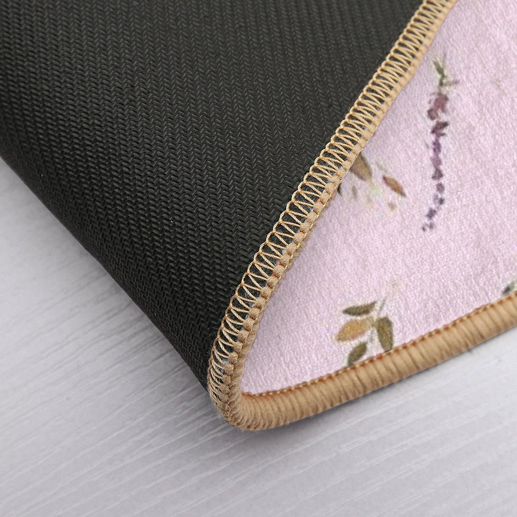 Letter R Field Flowers  Eco-Friendly Bath Mat
