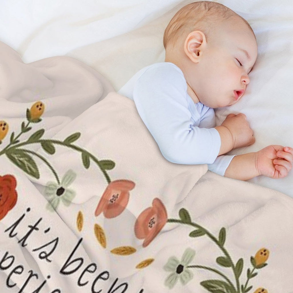 Anne of Green Gables Enjoy Things Quote Plush Throw Blanket