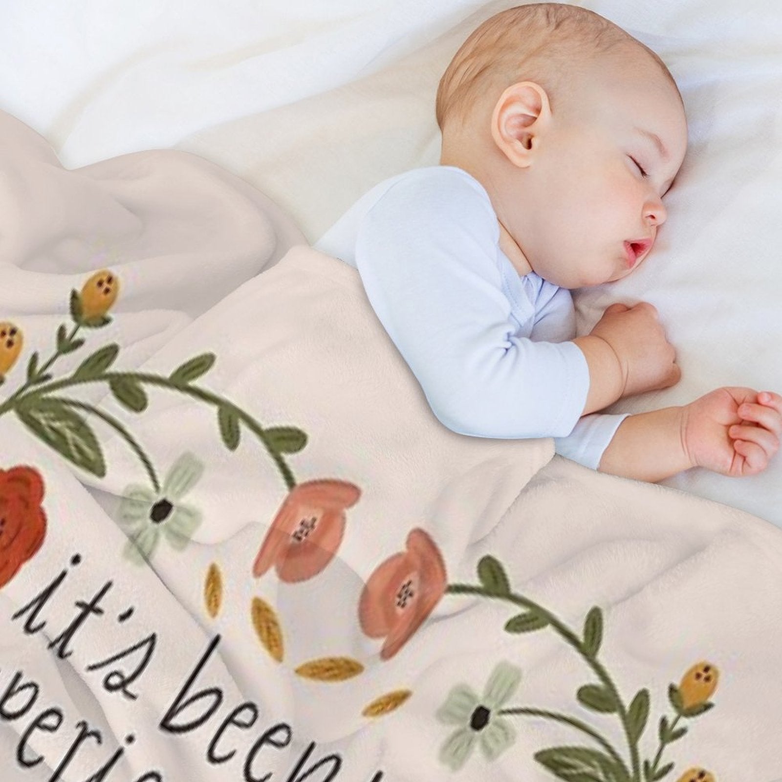 Anne of Green Gables Enjoy Things Quote Plush Throw Blanket