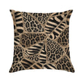 Animal Print - Leopard And Zebra - Pastel Gold Soft Style Accent Throw Pillow