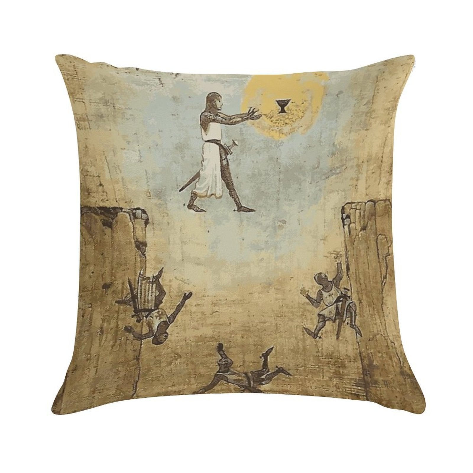 Jump of Faith Soft Skin-Friendly Throw Pillow