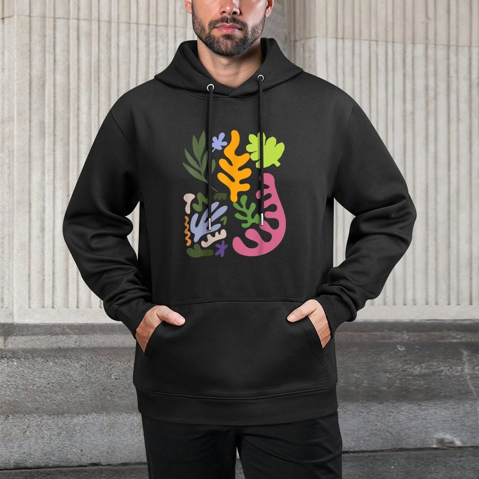 Matisse Painting Aesthetic Artificial Flower Abstract Autumn Easy Care Hoodie