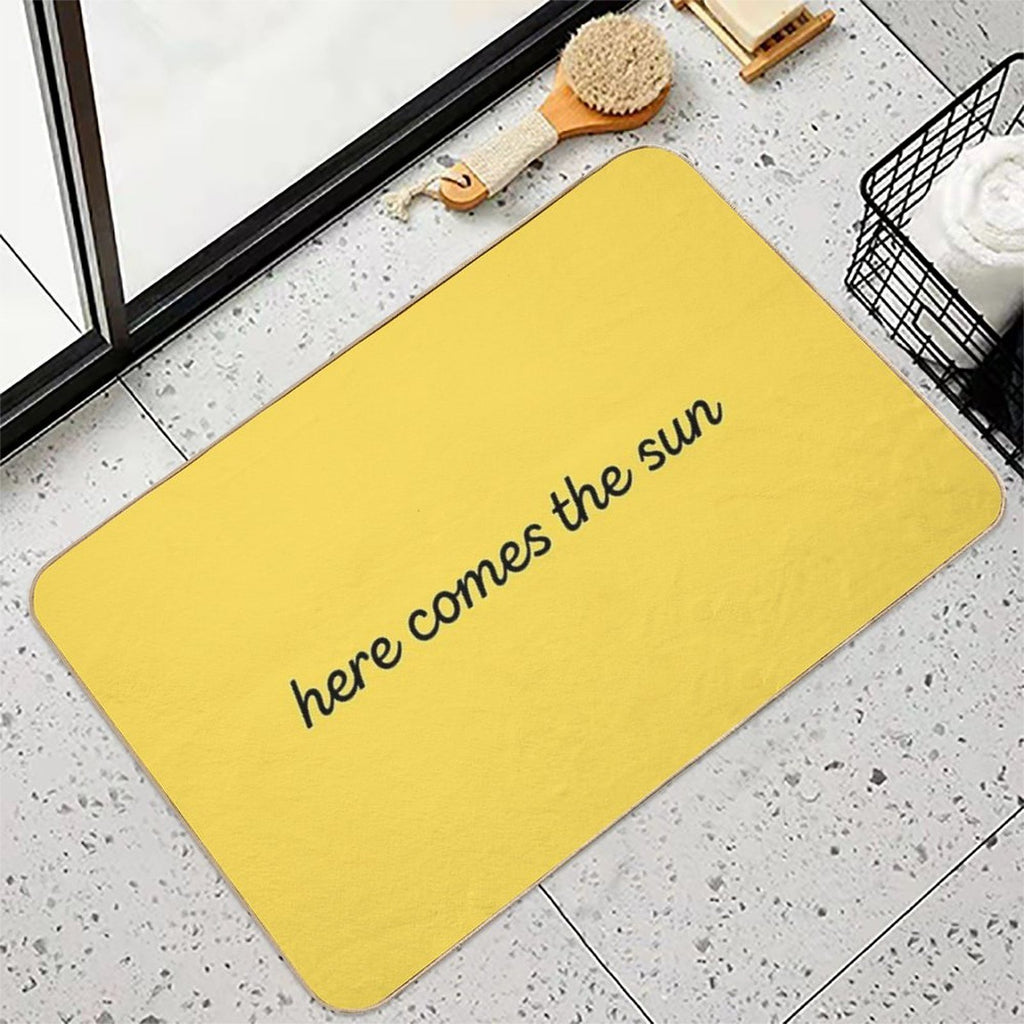 Here Comes The Sun  High-Traffic Bath Mat