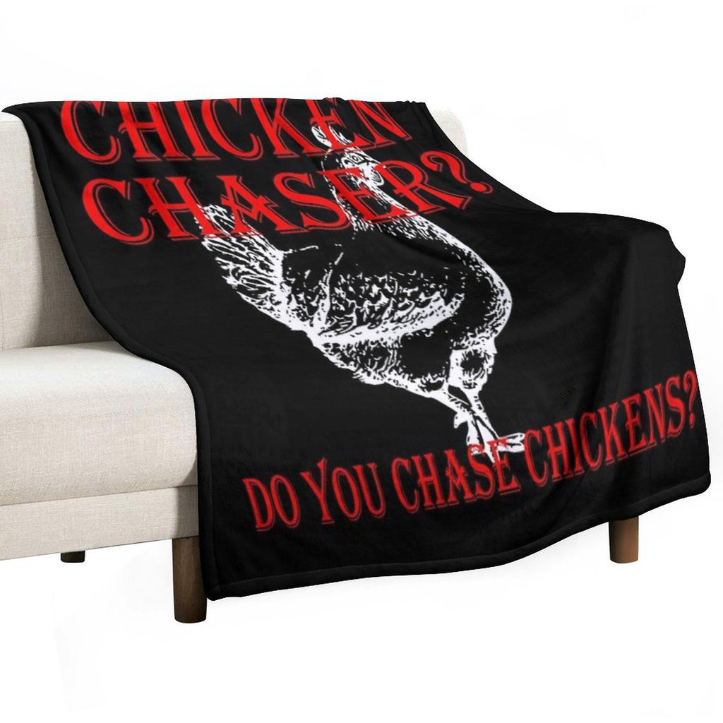 Chicken Chaser Do You Chase Chickens - Videogame Velvety-soft Throw Blanket