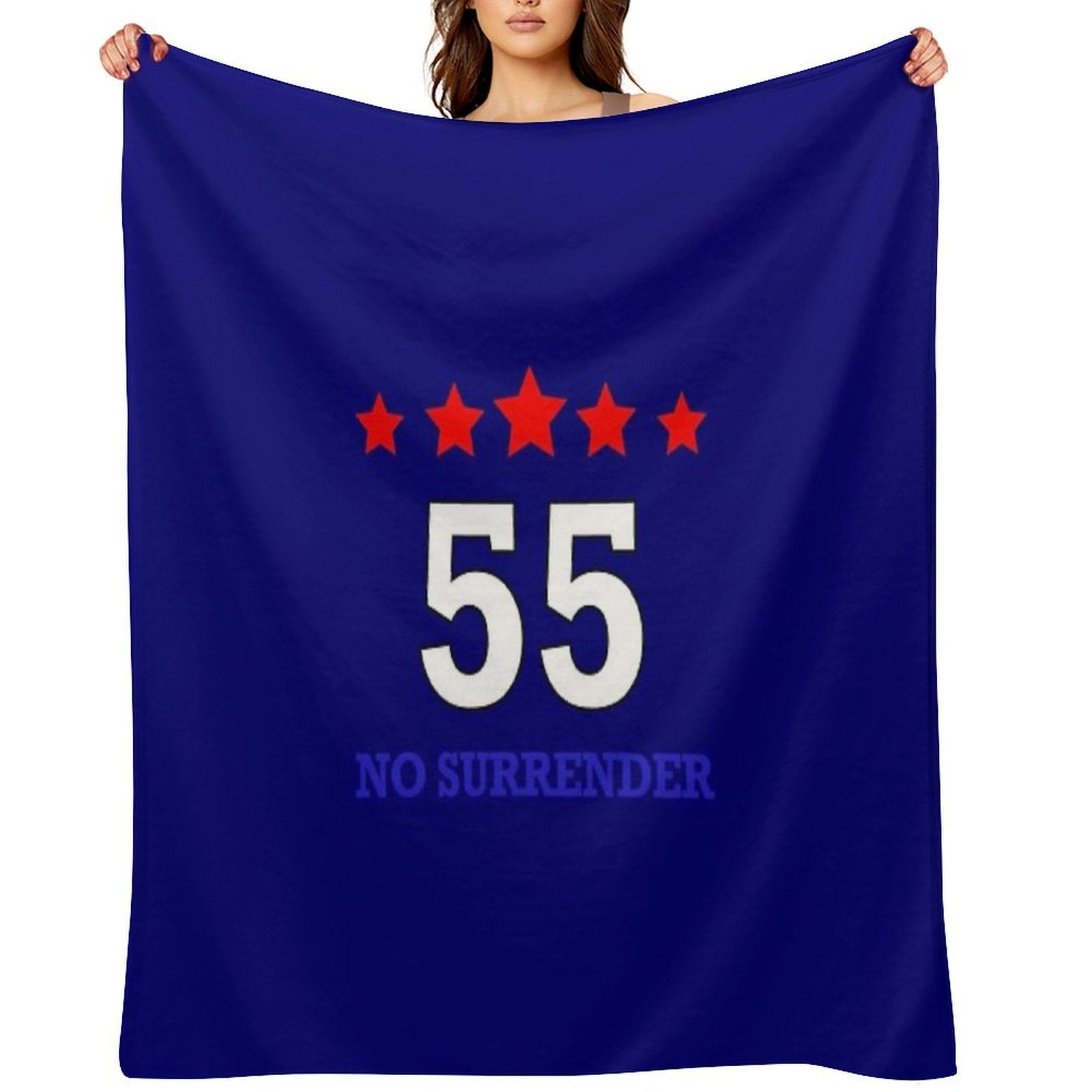 Rangers 55 T Shirt Blue Multi-functional Throw Blanket