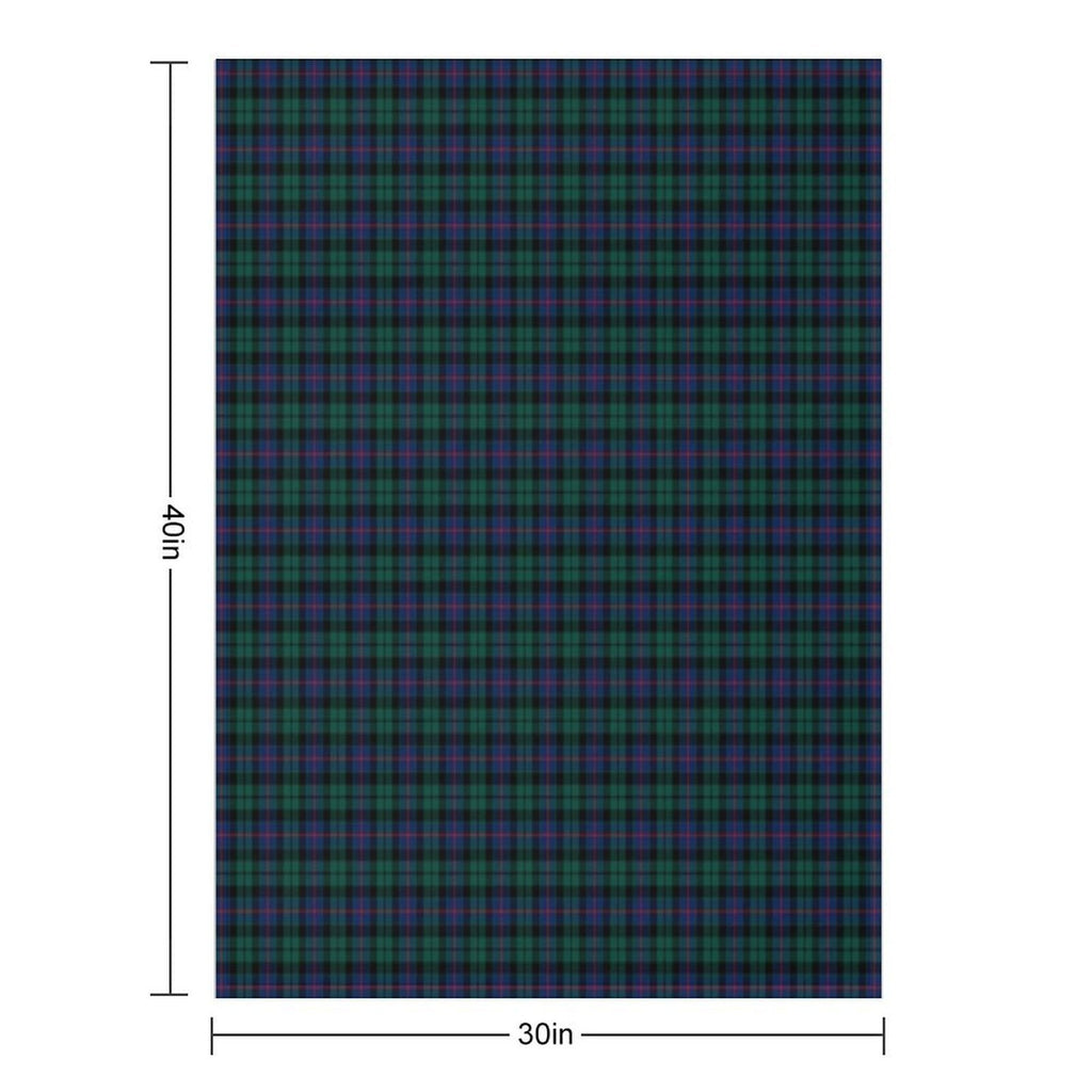 Clan Morrison Tartan Compact Throw Blanket