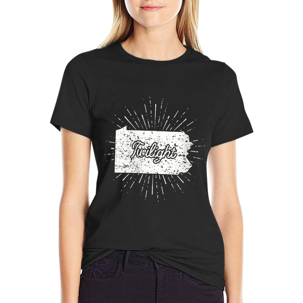 Womens Twilight Pennsylvania Comfortable T-Shirt