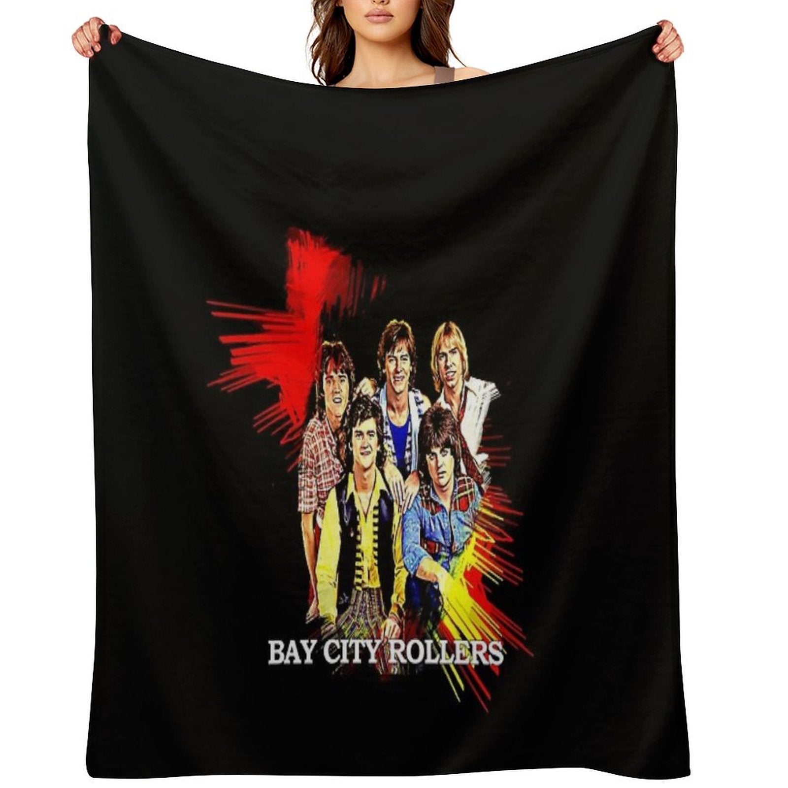 Bay City Rollers Merchandise Shrink-resistant Throw Blanket
