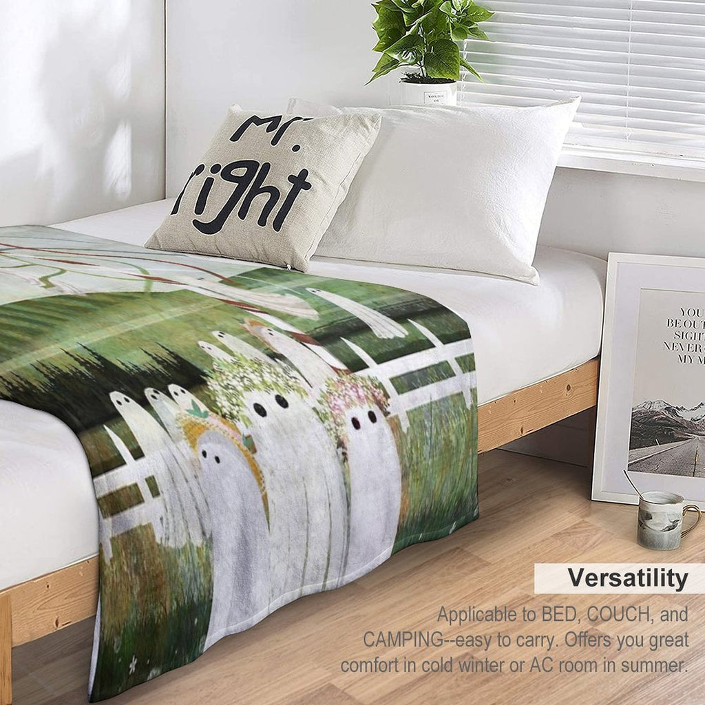 May Queen Sustainable Throw Blanket