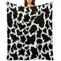 Cow Skin Seamless Pattern Multi-functional Throw Blanket