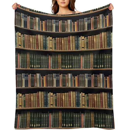 Endless Library (pattern) All-season Throw Blanket