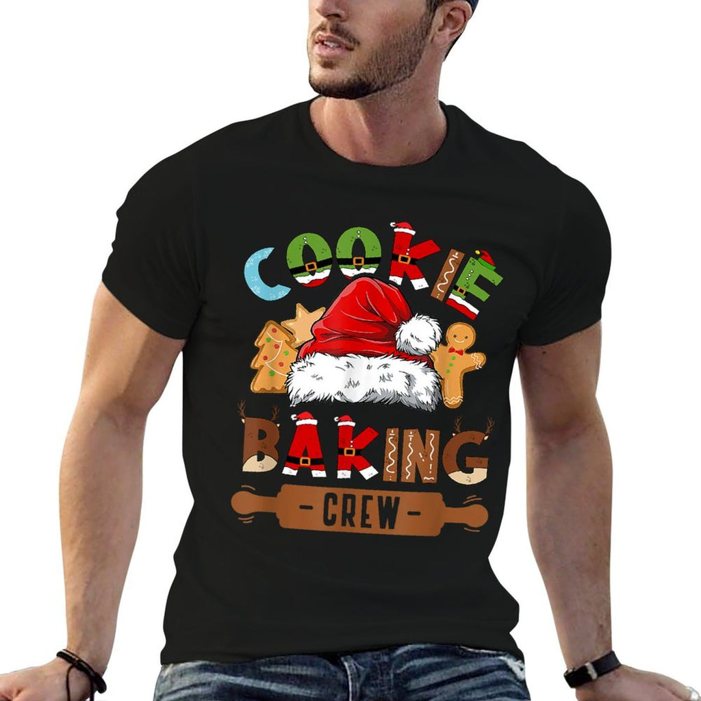 Cookie Baking Crew Pajama Family Christmas Gingerbread Team  Versatile T-Shirt