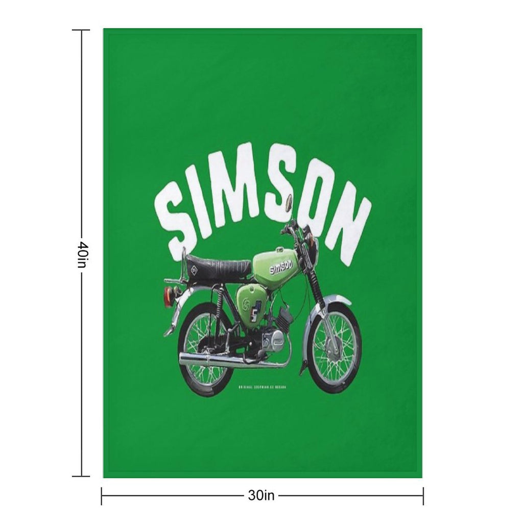 Simson S51 Elektronik Compact Throw Blanket