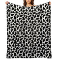 Cow Print Pattern All-season Throw Blanket
