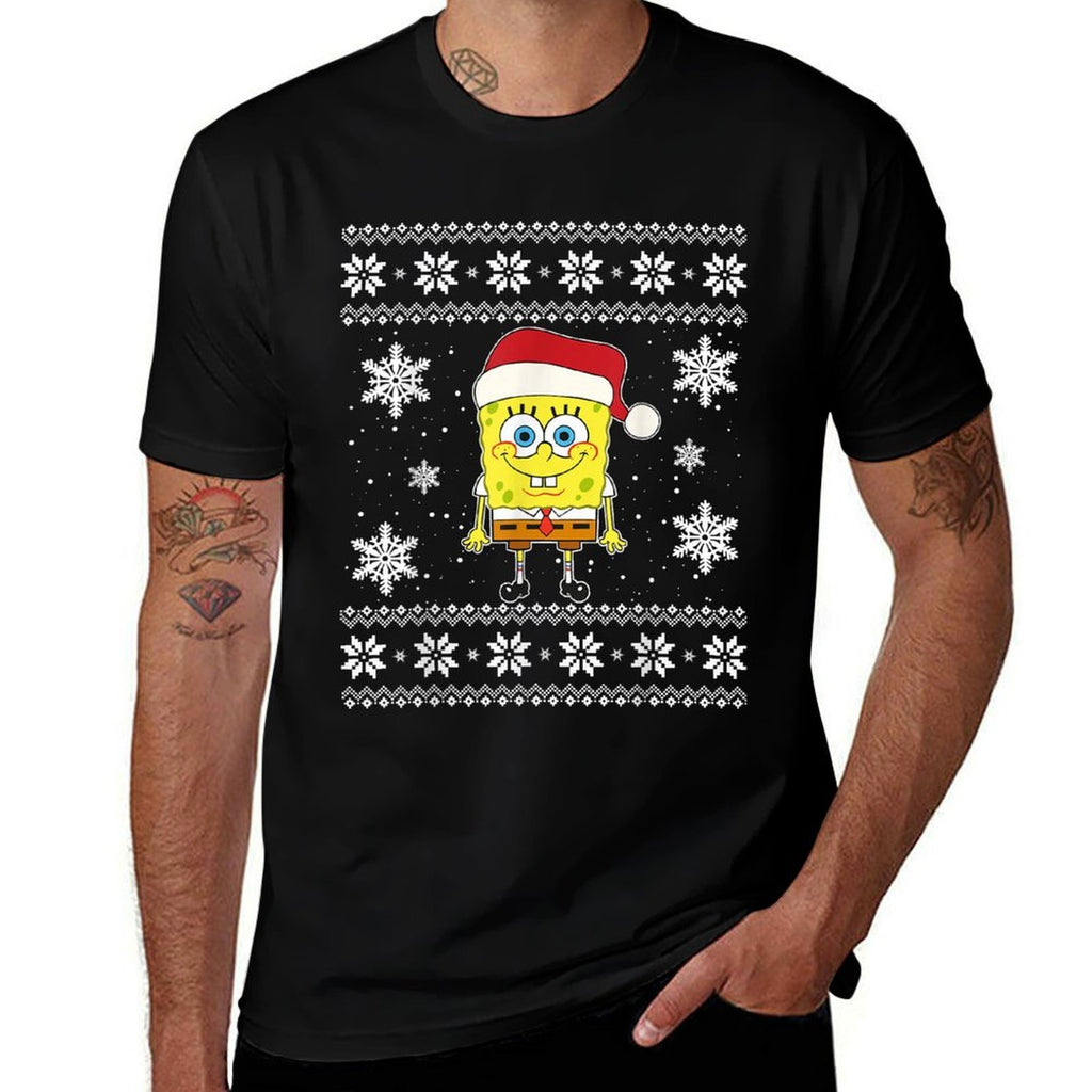 Mademark X SpongeBob SquarePants - Spongebob SquarePants Holiday Christmas Graphic  Easy-care T-Shirt