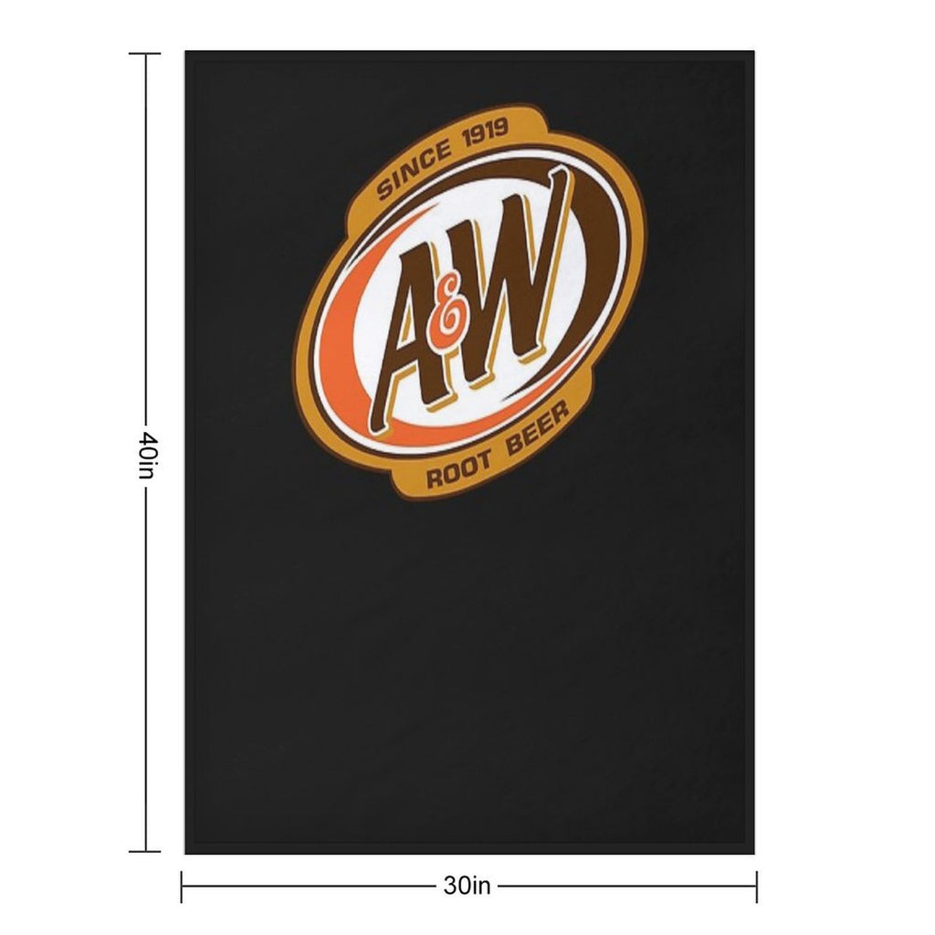 A&W Root Beer Logo Classic Versatility Throw Blanket