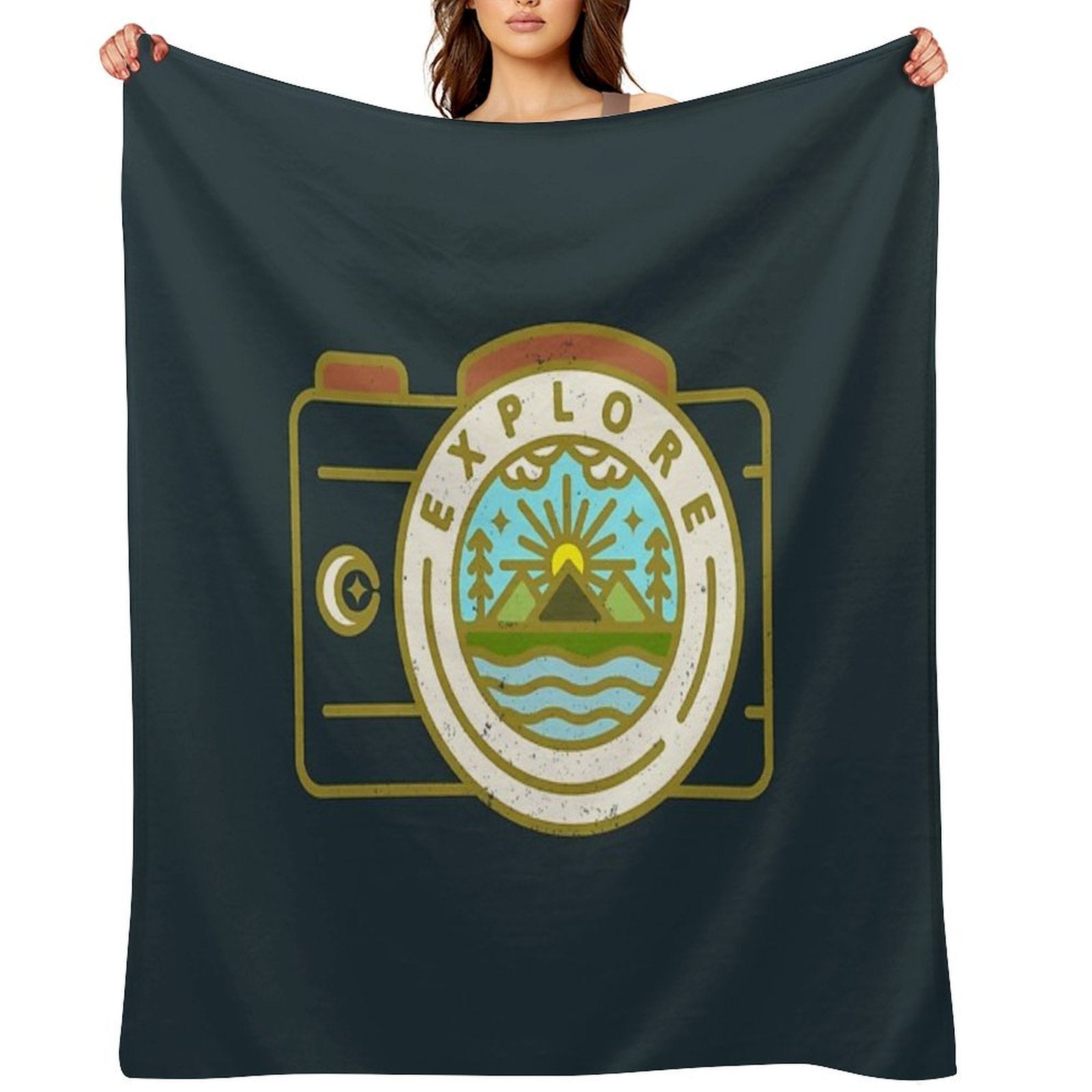 Explore Velvety-soft Throw Blanket