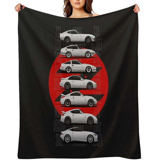 Z Generations (White) Plush Throw Blanket