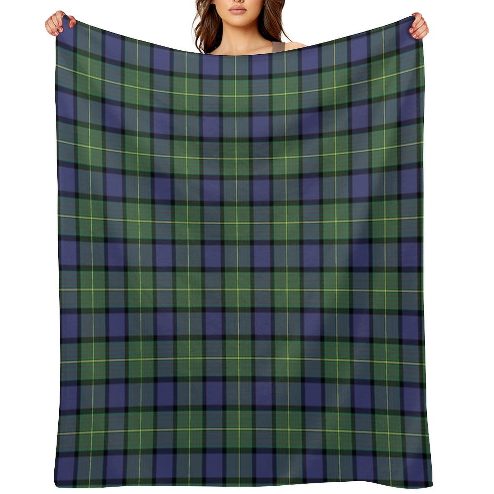 Clan Muir Tartan Eco-conscious Throw Blanket