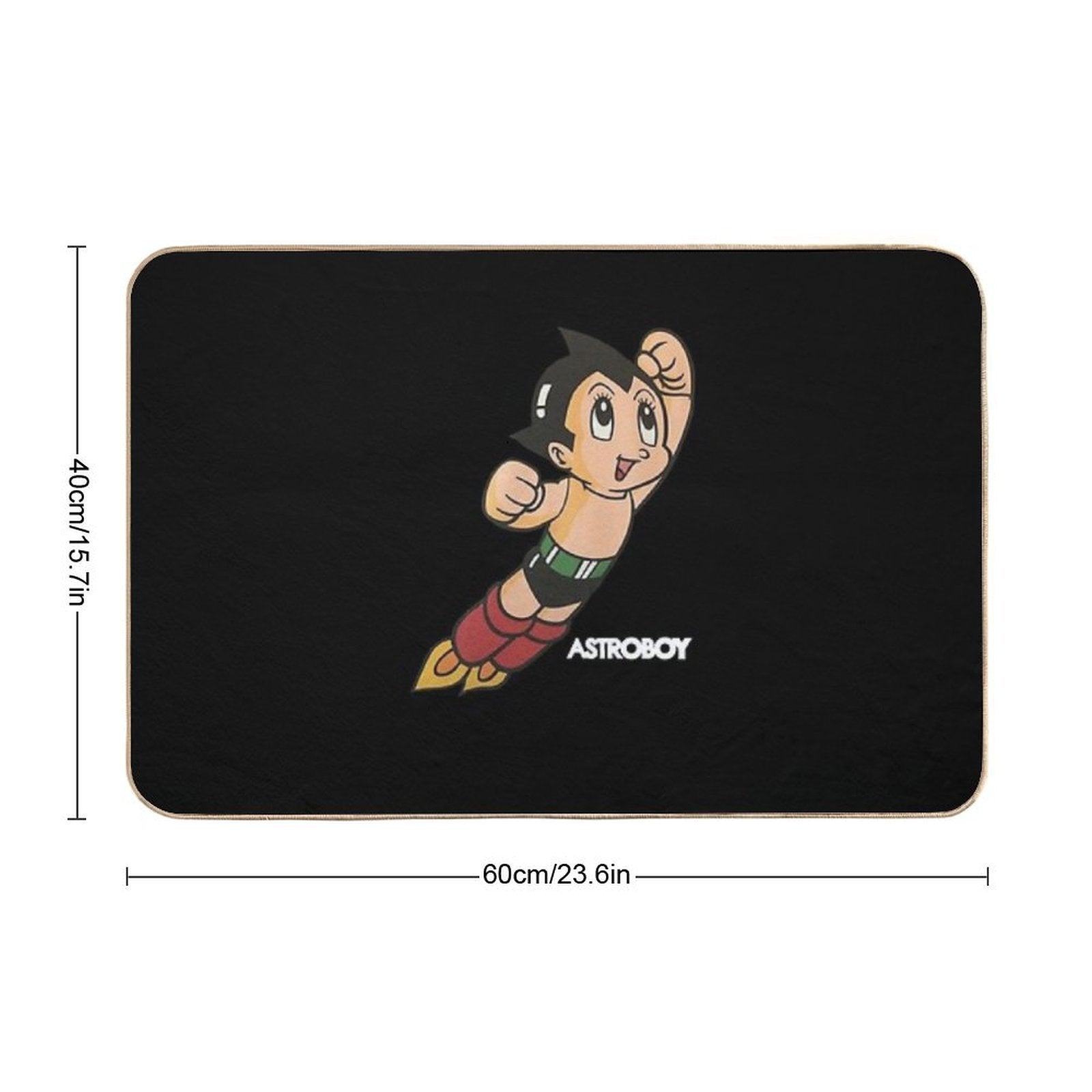 Vintage Astroboy Anime Robot Show Astro Boy Space Art Childhood Cartoon Manga  Absorbent Bath Mat