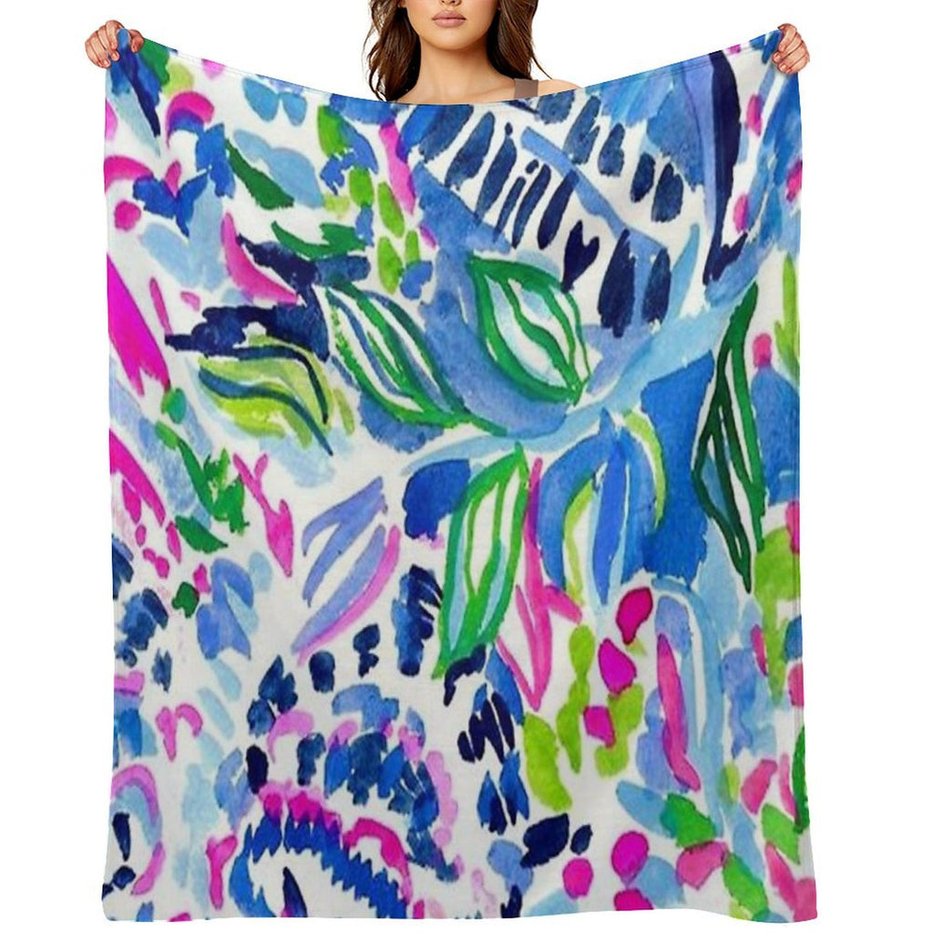 Dont Be Blue Wrinkle-free Throw Blanket