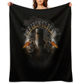 Ned Kelly Sustainable Throw Blanket