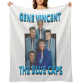 Gene Viincent And The Blue Caps Sustainable Throw Blanket