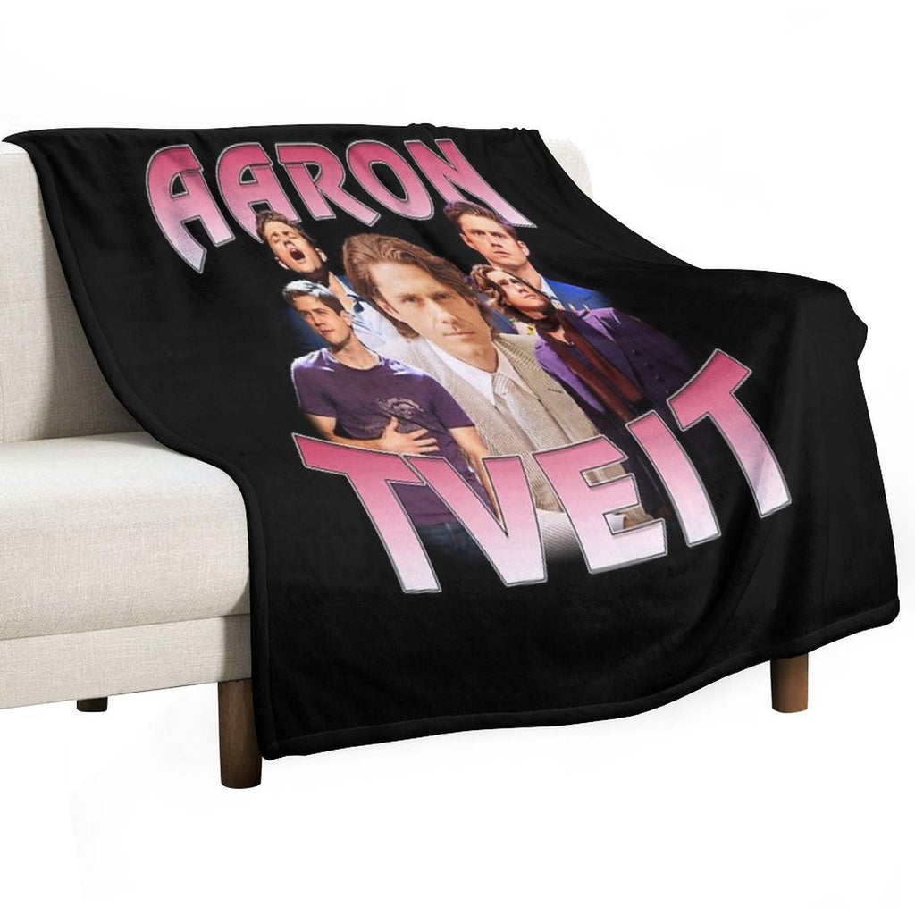 Aaron Tveit Retro Durable Throw Blanket